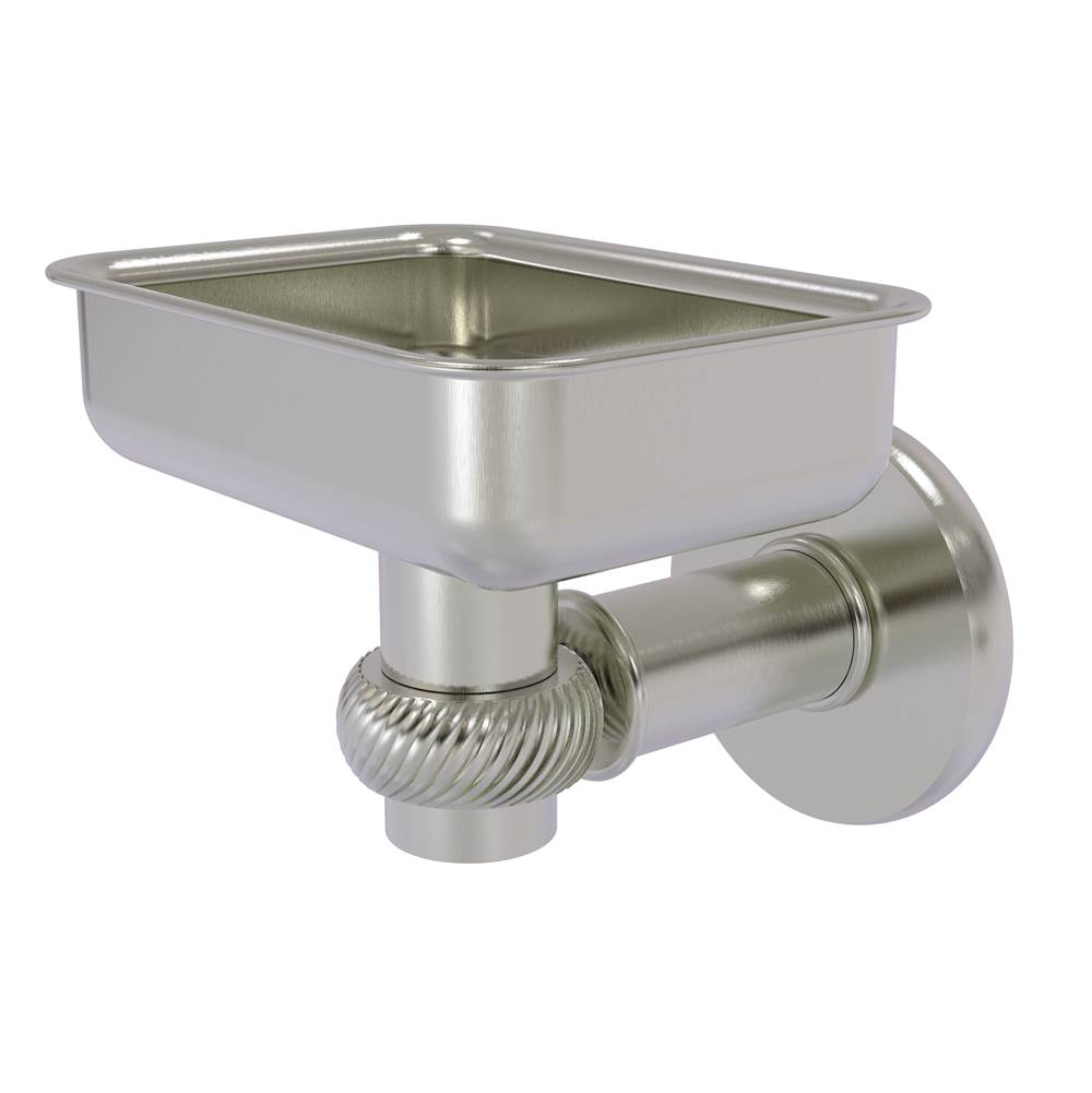Allied Brass Continental Collection Wall Mounted Soap Dish Holder with Twist Accents
