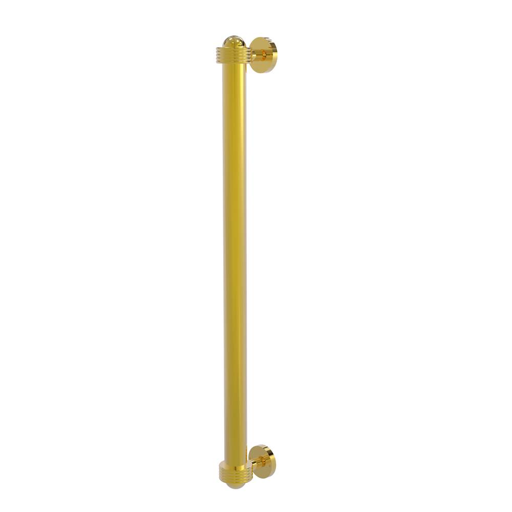 Allied Brass 18 Inch Refrigerator Pull with Groovy Accents