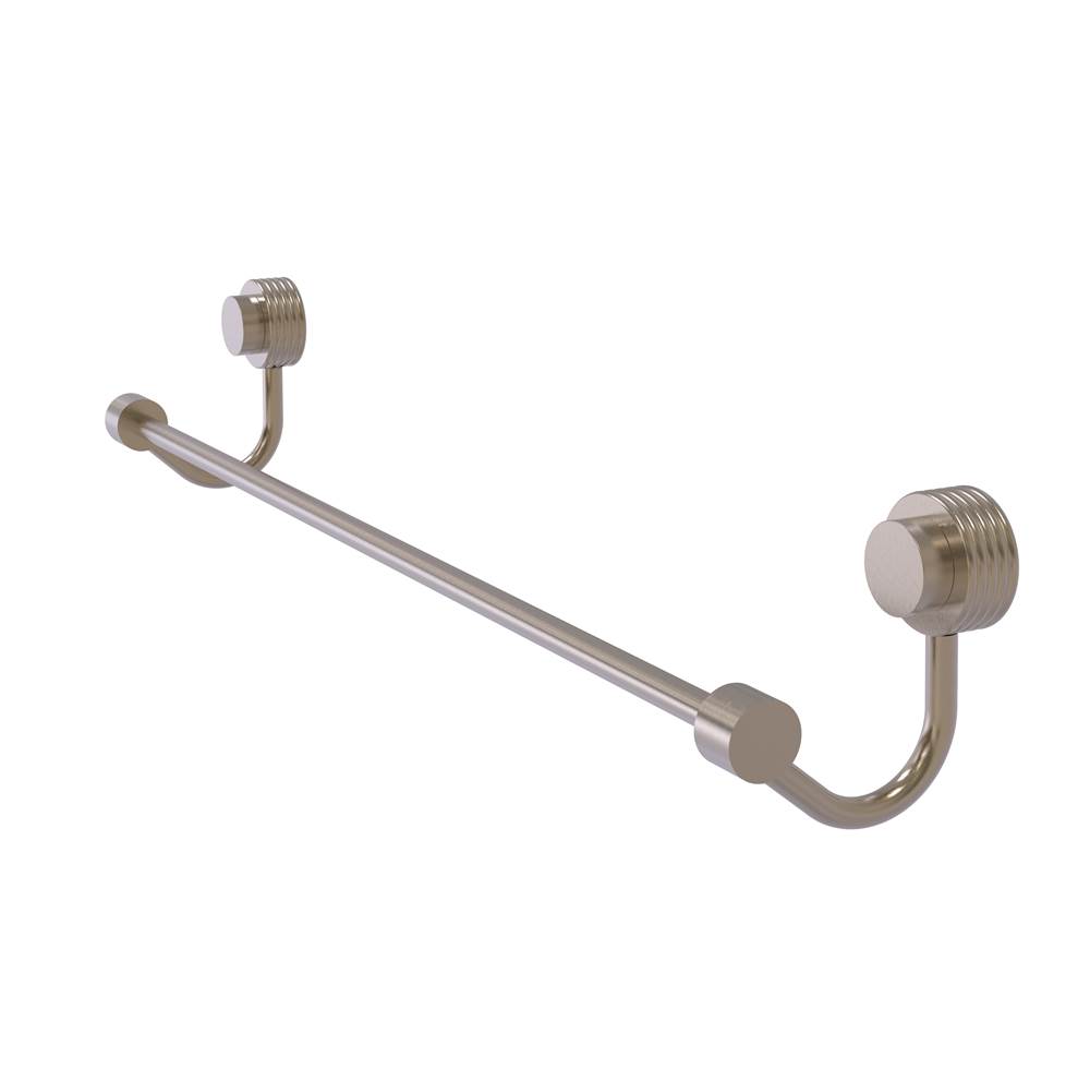Allied Brass Venus Collection 30 Inch Towel Bar with Groovy Accent