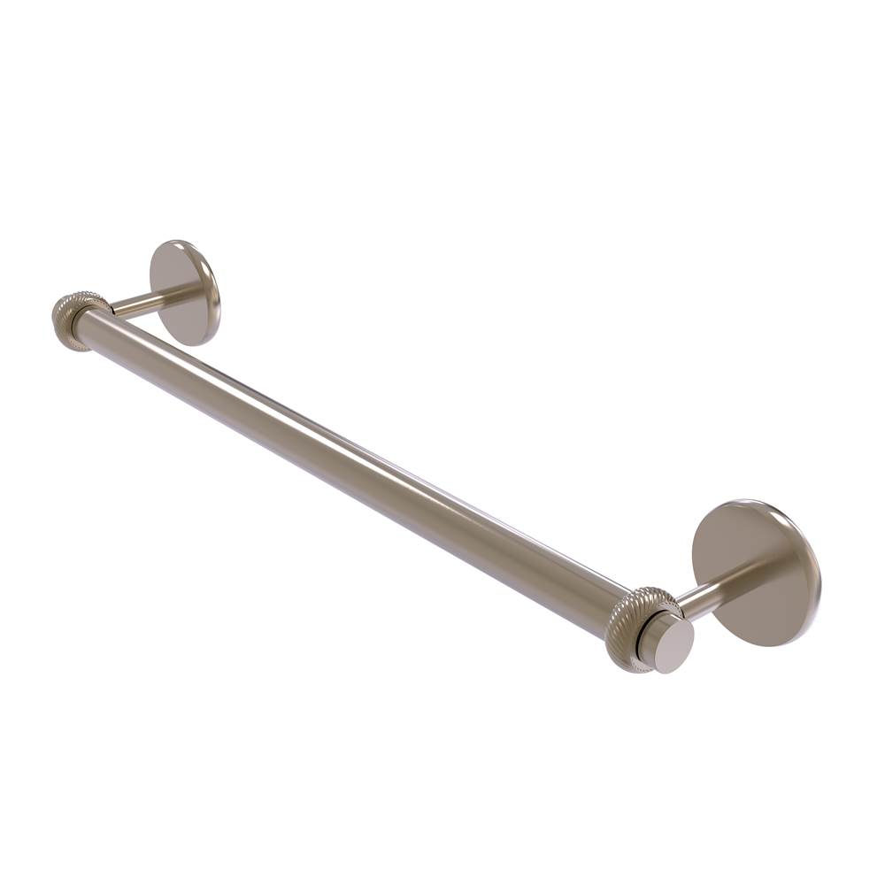 Allied Brass Satellite Orbit Two Collection 18 Inch Towel Bar with Twist Detail