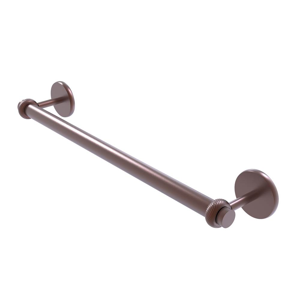 Allied Brass Satellite Orbit Two Collection 30 Inch Towel Bar with Twist Detail