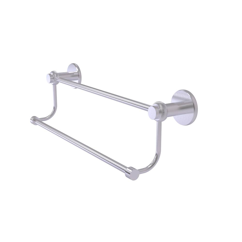 Allied Brass Mercury Collection 30 Inch Double Towel Bar with Twist Accents