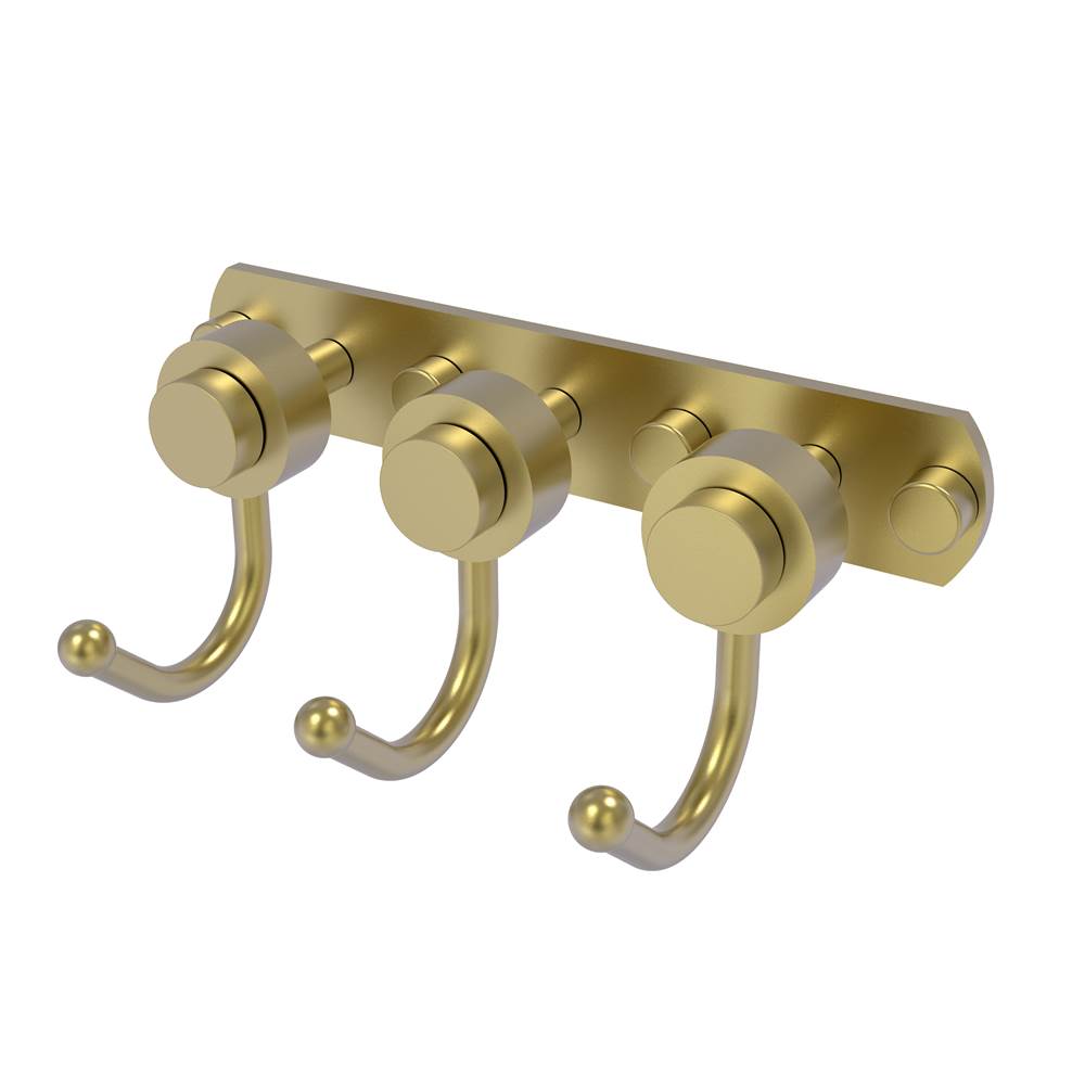 Allied Brass Mercury Collection 3 Position Multi Hook with Smooth Accent