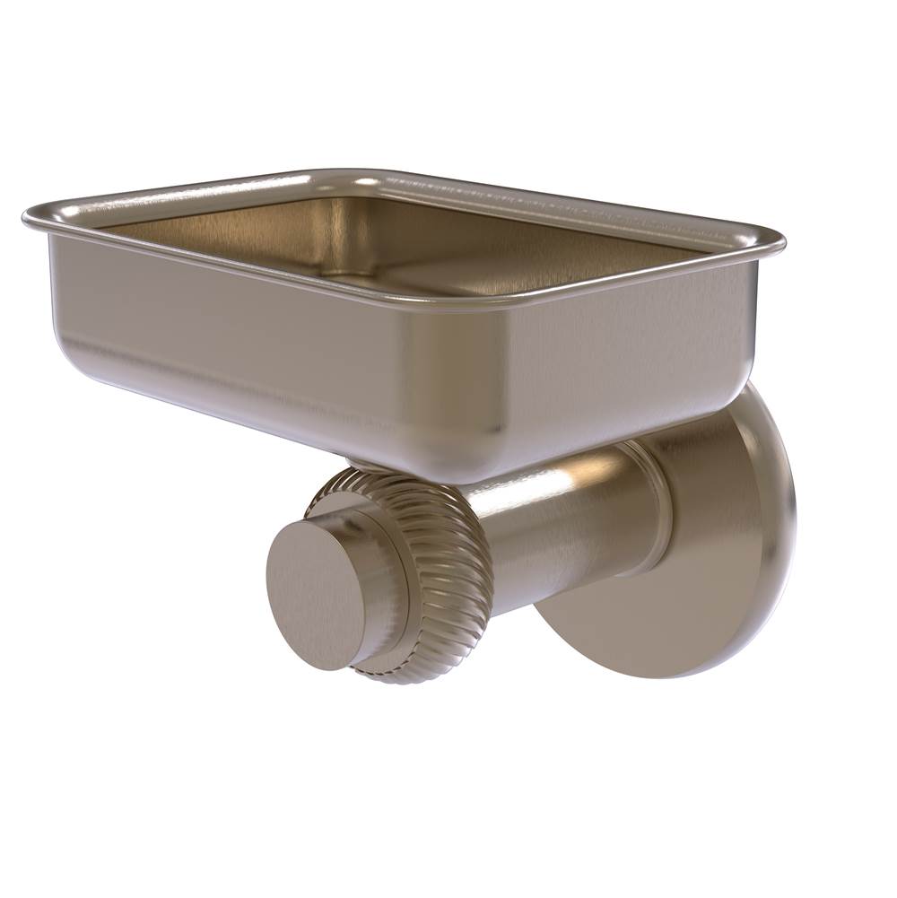 Allied Brass Mercury Collection Wall Mounted Soap Dish with Twisted Accents