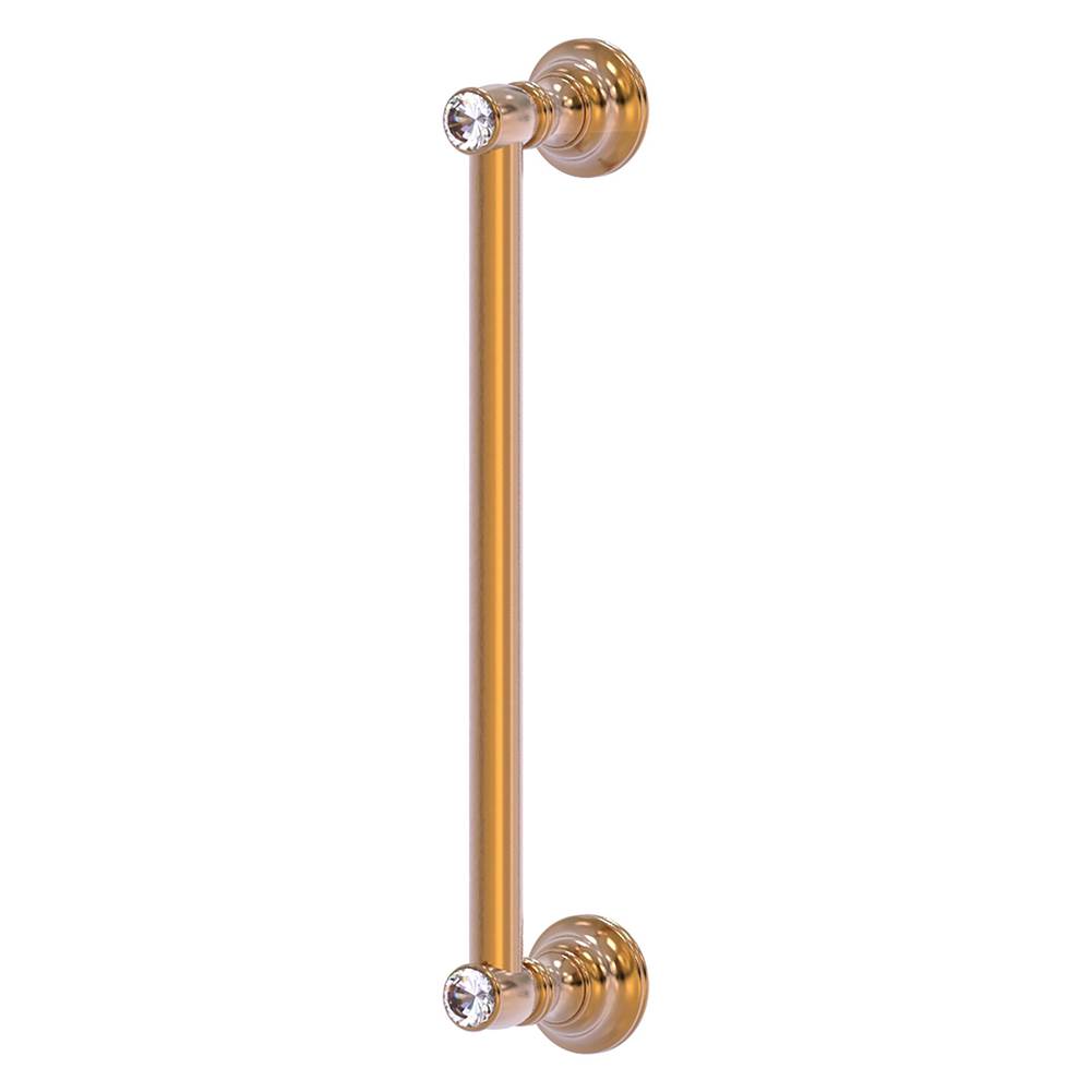 Allied Brass Carolina Crystal Collection 12 Inch Door Pull - Brushed Bronze