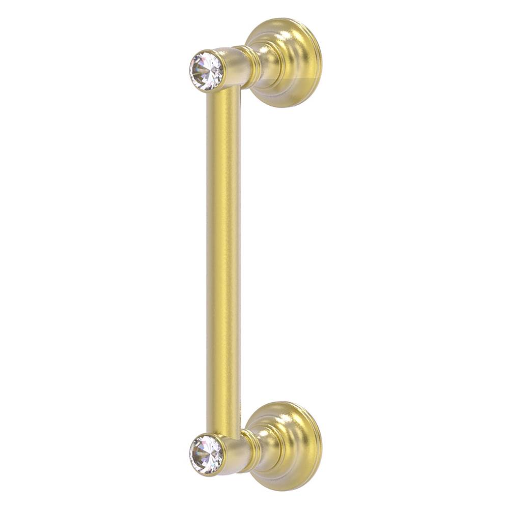 Allied Brass Carolina Crystal Collection 8 Inch Door Pull - Satin Brass