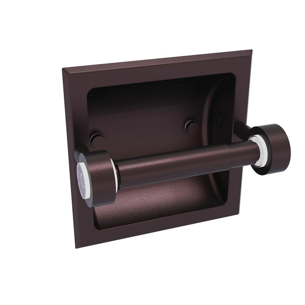 Allied Brass Clearview Collection Recessed Toilet Paper Holder