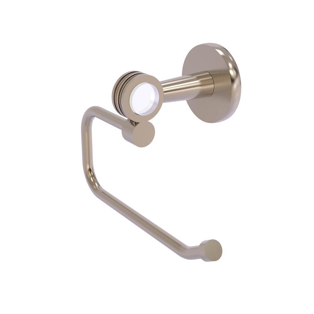 Allied Brass Clearview Collection Euro Style Toilet Tissue Holder with Dotted Accents