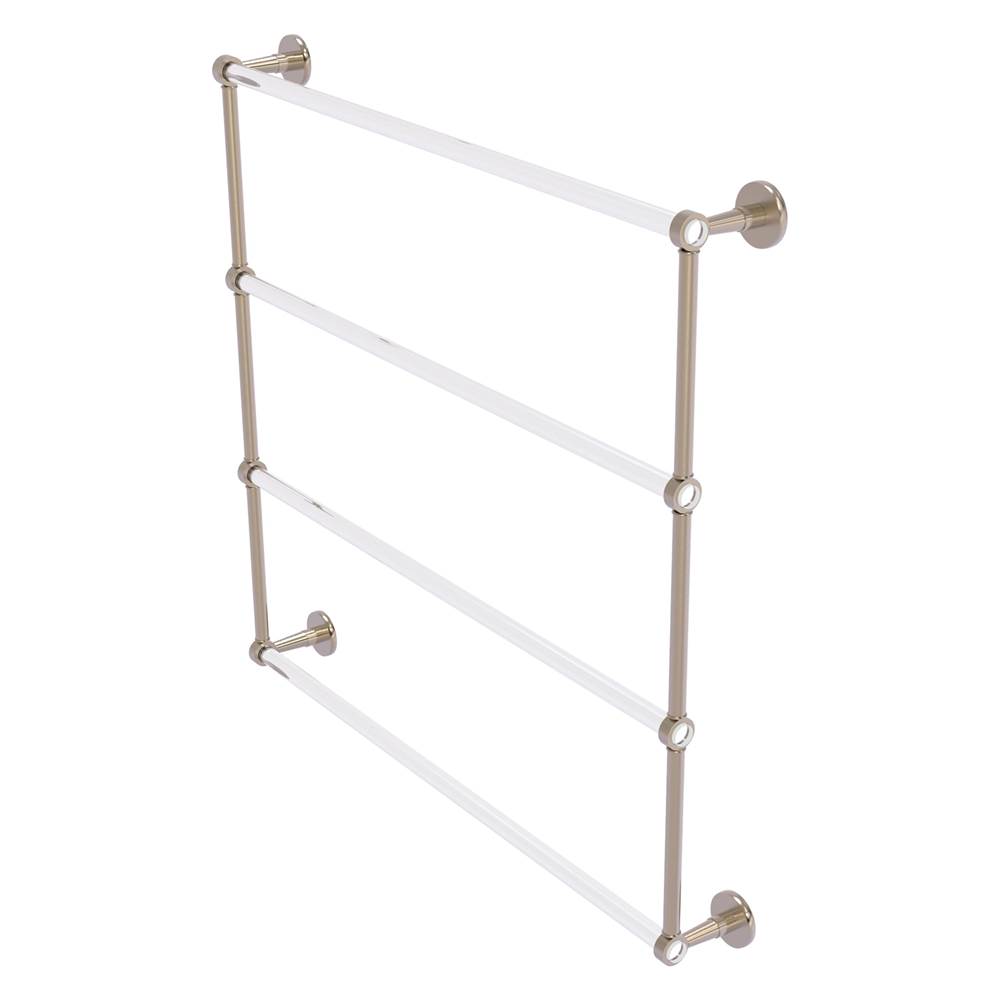 Allied Brass Clearview Collection 4 Tier 36 Inch Ladder Towel Bar - Antique Pewter