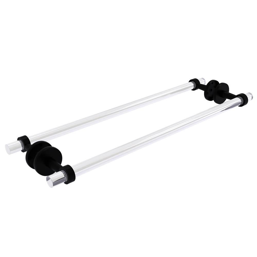 Allied Brass Clearview Collection 24 Inch Back to Back Shower Door Towel Bar