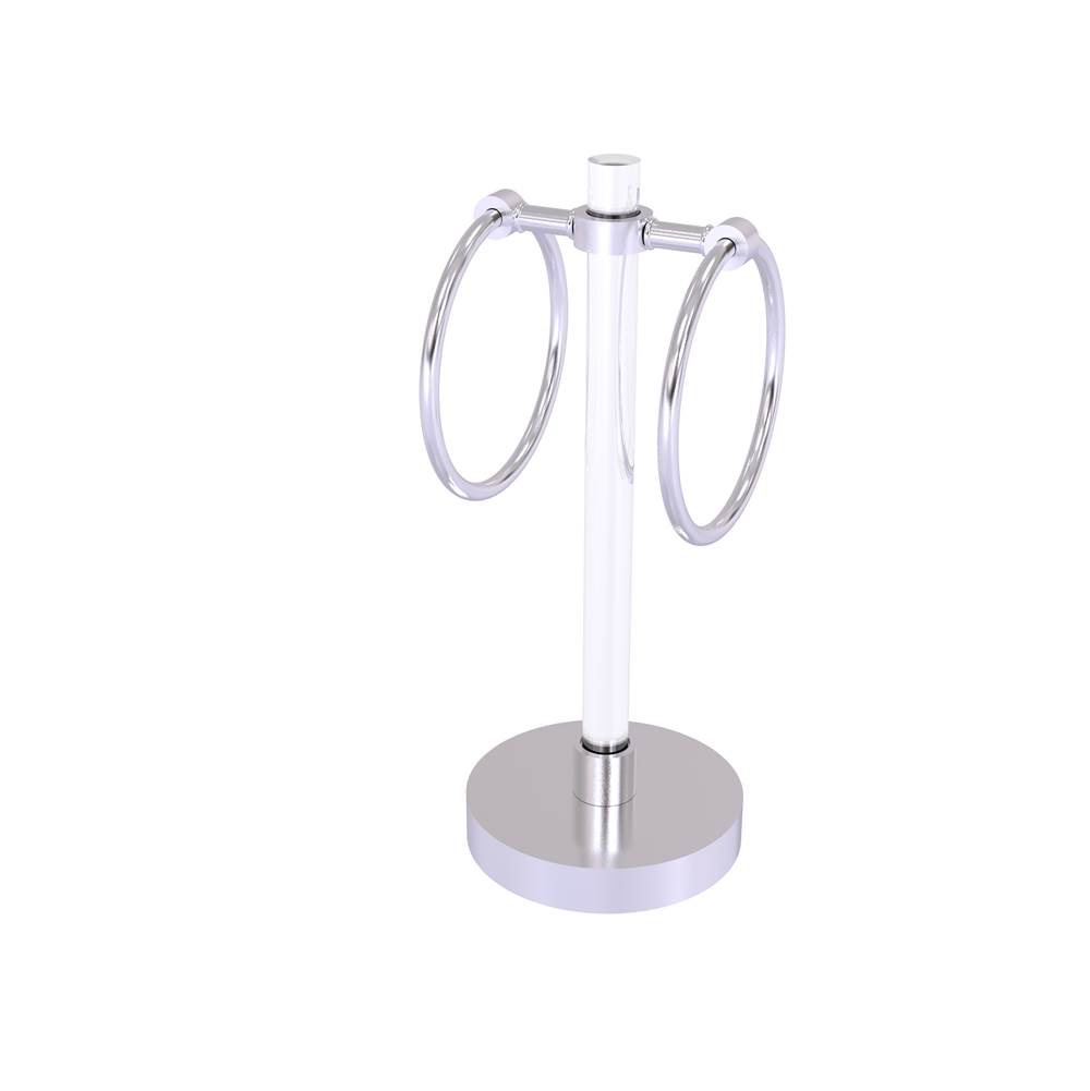 Allied Brass Clearview Collection Vanity Top Guest Towel Ring