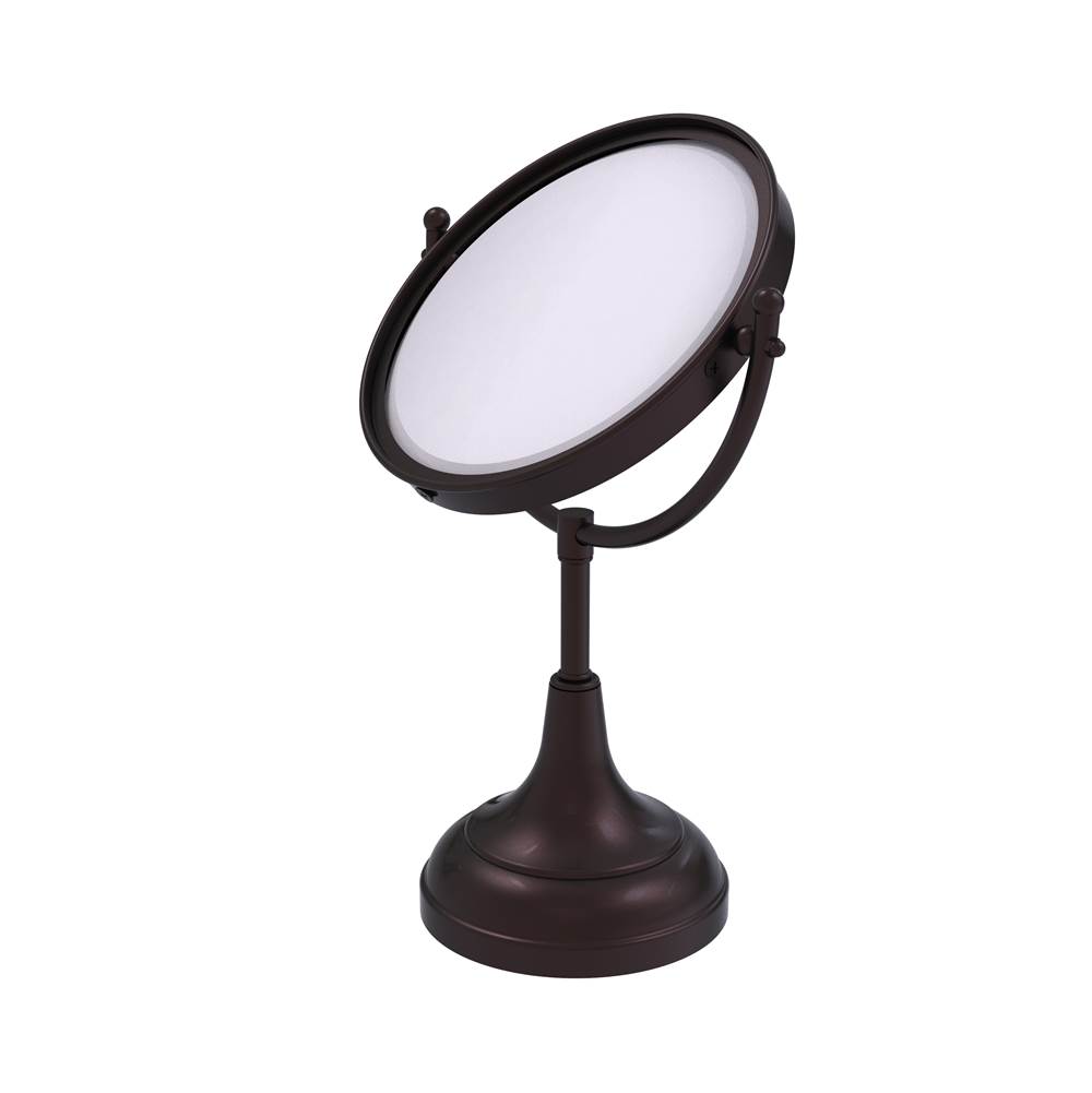 Allied Brass 8 Inch Vanity Top Make-Up Mirror 2X Magnification