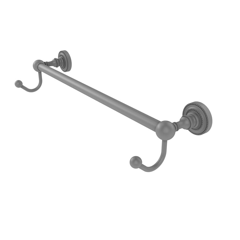 Allied Brass Dottingham Collection 30 Inch Towel Bar with Integrated Hooks