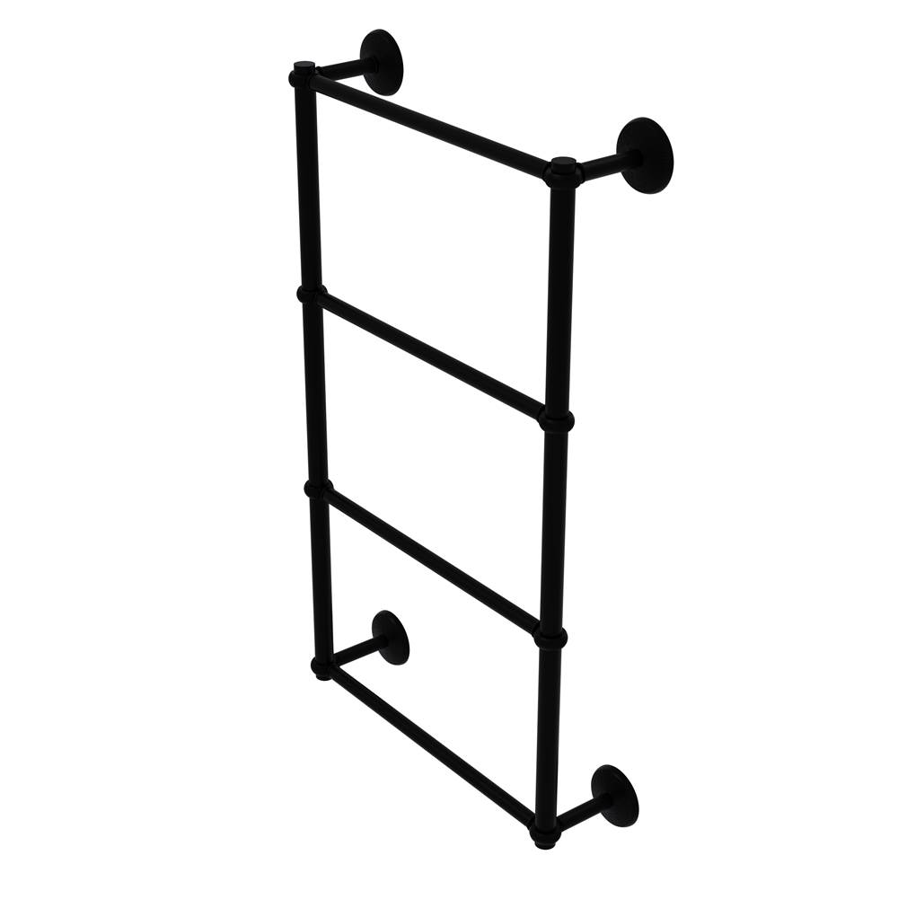 Allied Brass Monte Carlo Collection 4 Tier 24 Inch Ladder Towel Bar with Twisted Detail