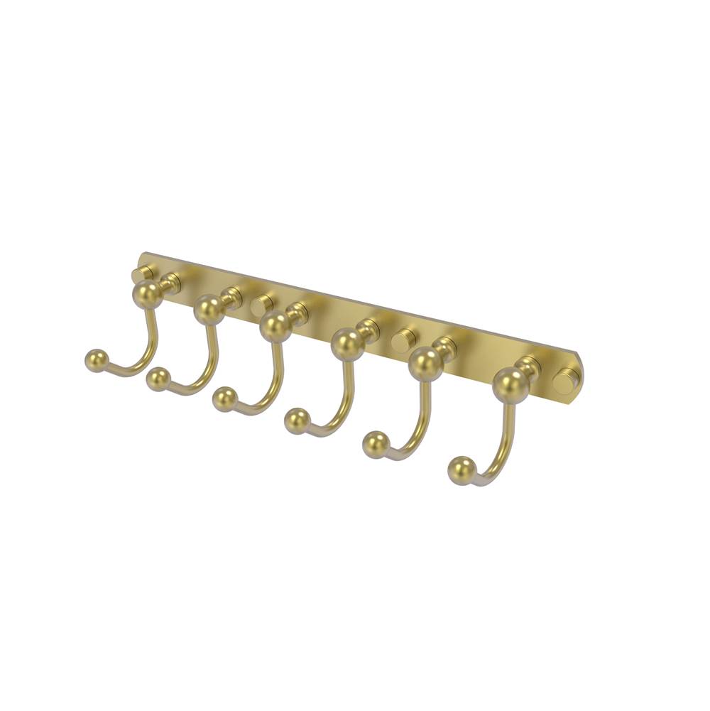 Allied Brass Prestige Skyline Collection 6 Position Tie and Belt Rack