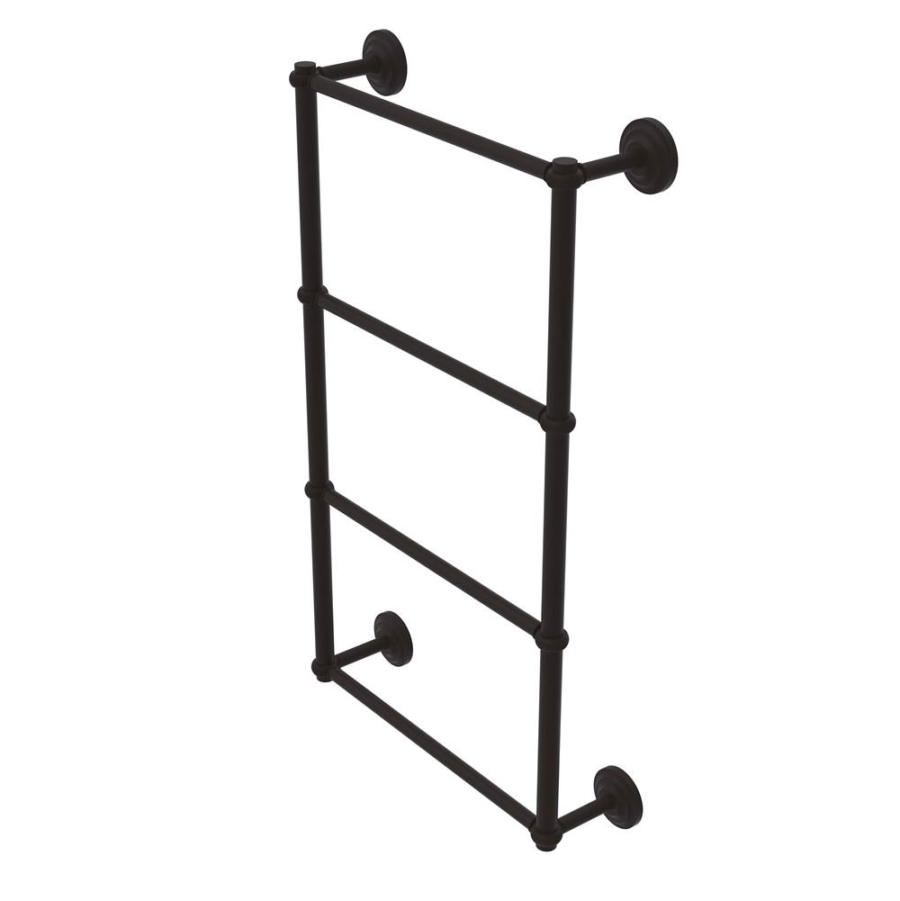 Allied Brass Que New Collection 4 Tier 36 Inch Ladder Towel Bar with Twisted Detail