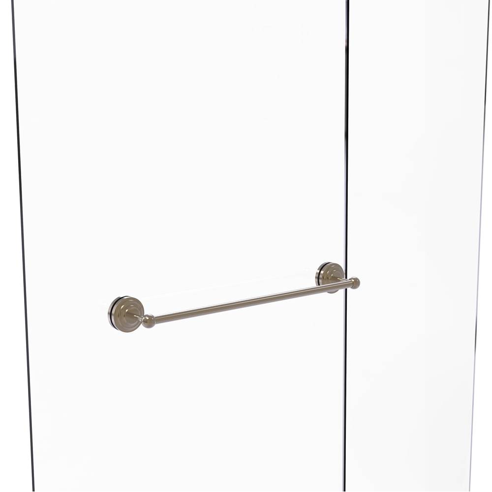 Allied Brass Que New Collection 24 Inch Shower Door Towel Bar