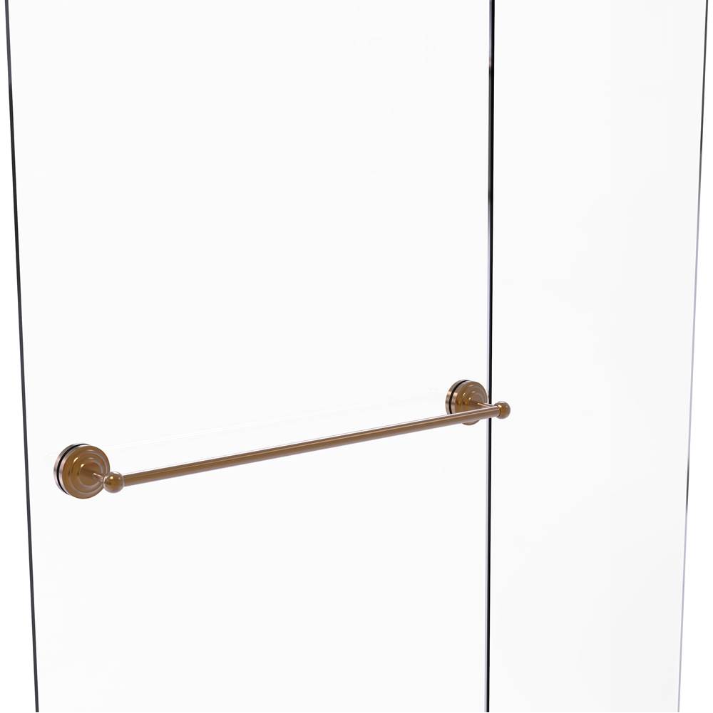 Allied Brass Que New Collection 30 Inch Shower Door Towel Bar