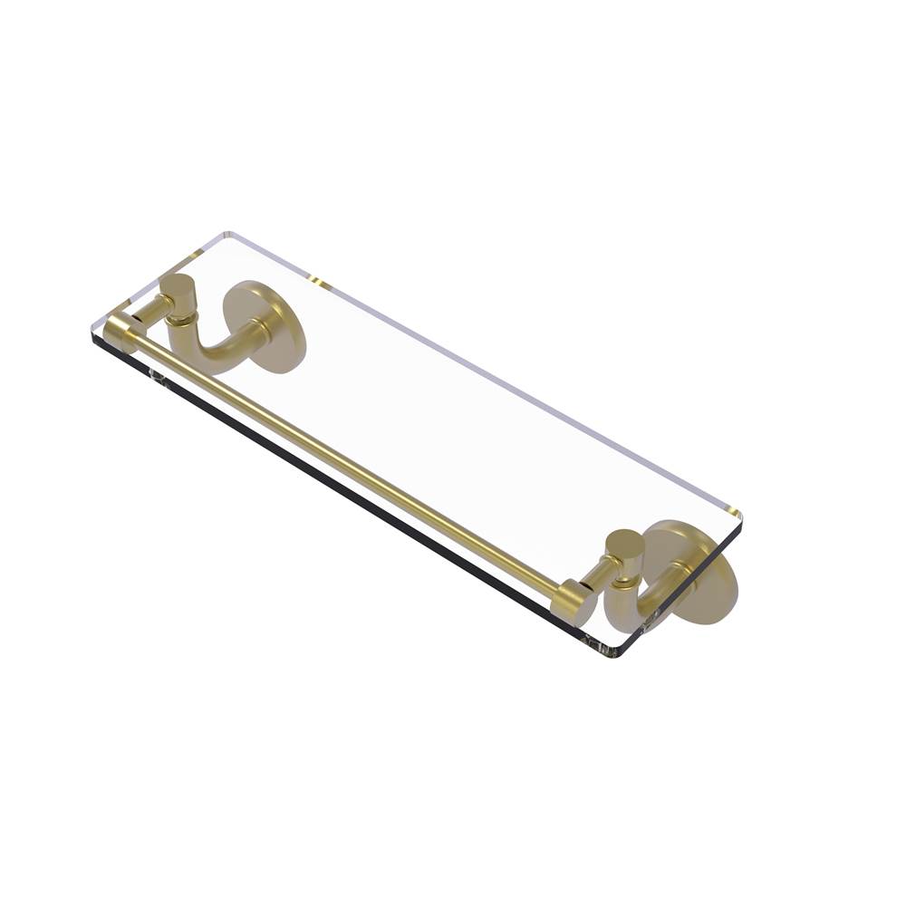 Allied Brass Remi Collection 16 Inch Glass Vanity Shelf with Gallery Rail