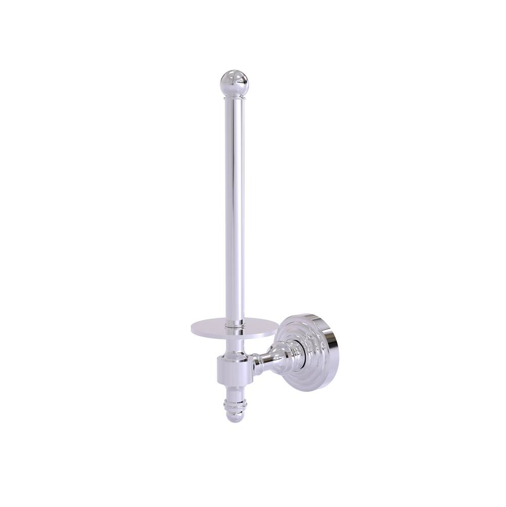 Allied Brass Retro Wave Collection Upright Toilet Tissue Holder