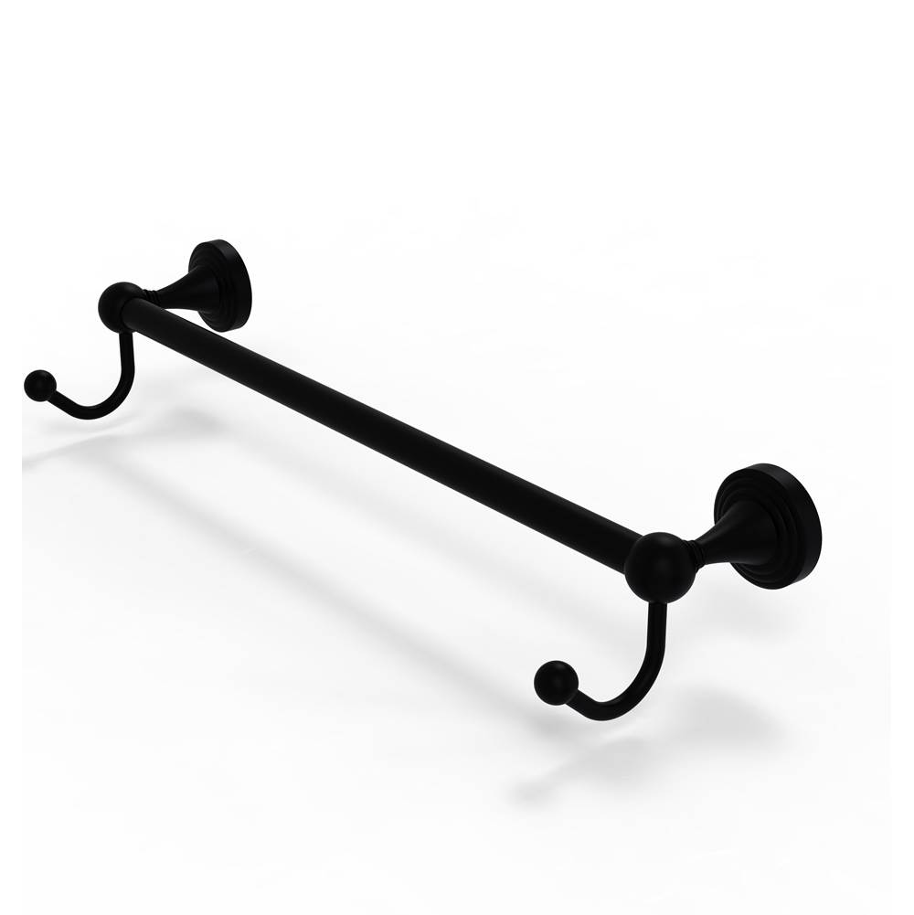Allied Brass Sag Harbor Collection 24 Inch Towel Bar with Integrated Hooks