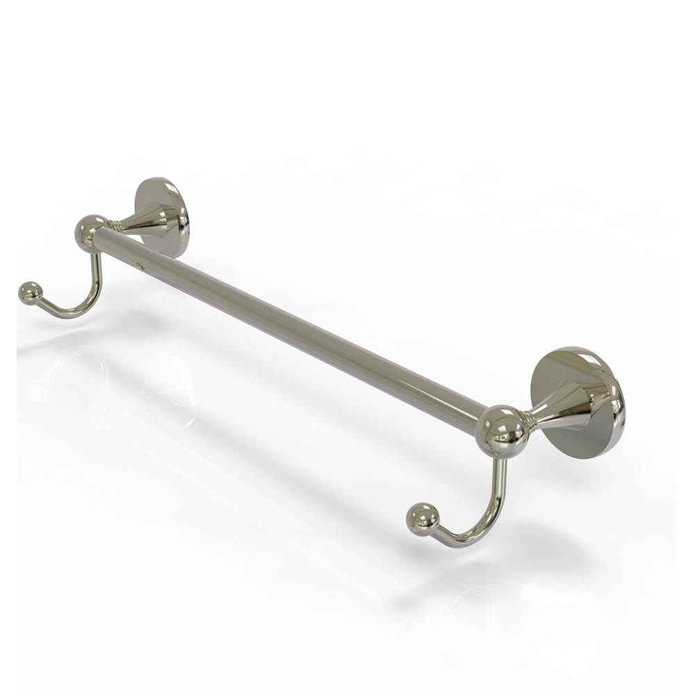Allied Brass Shadwell Collection 30 Inch Towel Bar with Integrated Hooks