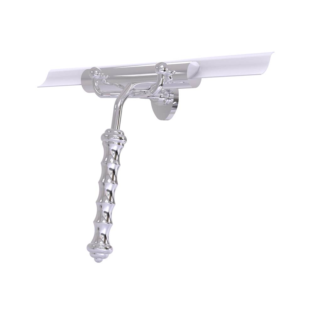 Allied Brass Shower Squeegee with Wavy Handle