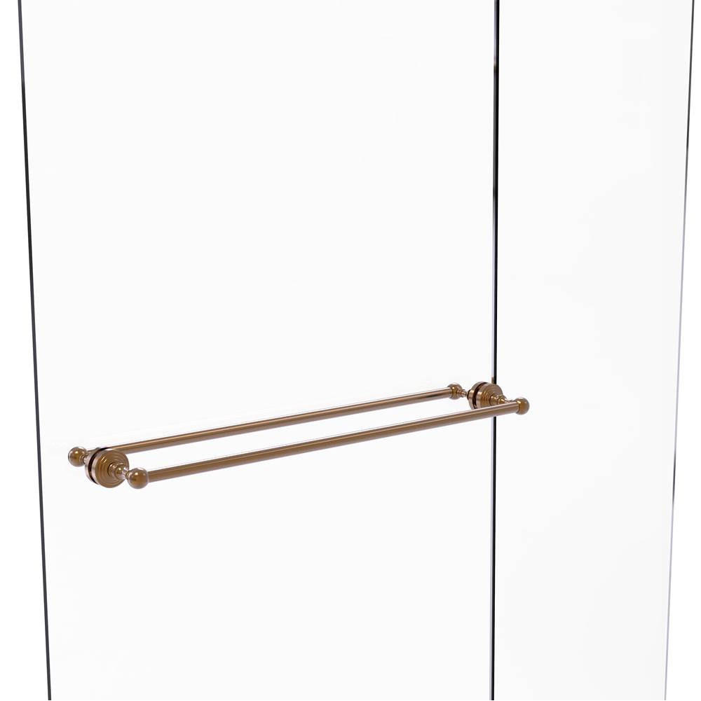 Allied Brass Waverly Place Collection 30 Inch Back to Back Shower Door Towel Bar
