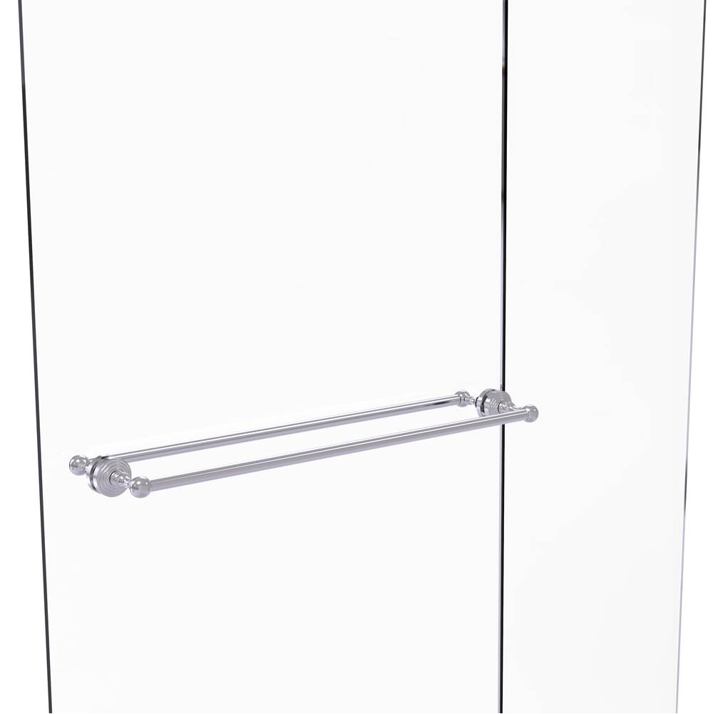 Allied Brass Waverly Place Collection 30 Inch Back to Back Shower Door Towel Bar