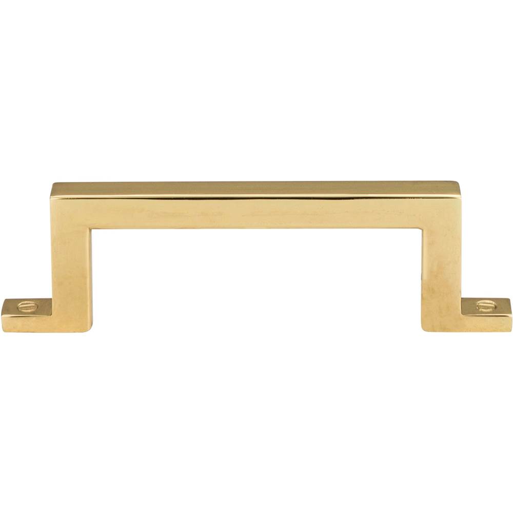 Atlas Campaign Bar Pull 3 Inch (c-c) Polished Brass