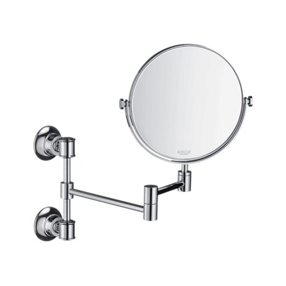 Axor Montreux Shaving Mirror in Brushed Nickel