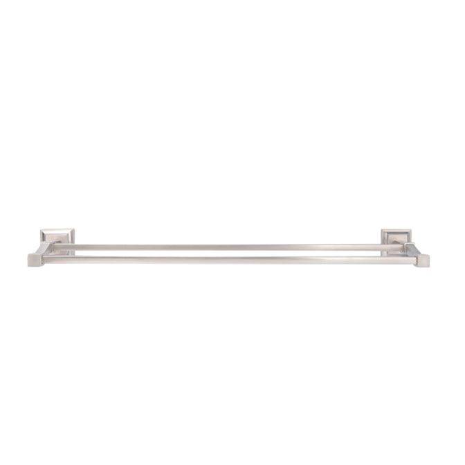 Barclay Stanton Double Towel Bar, 18'',Brushed Nickel