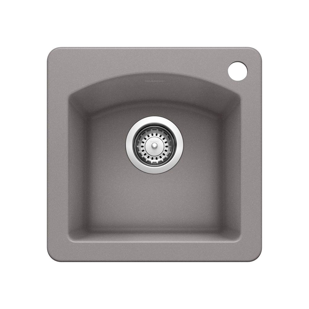 Blanco Diamond Bar Sink Dual Mount - Metallic Gray