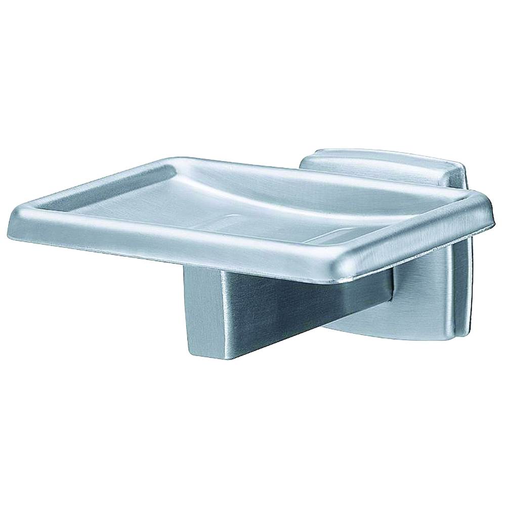 Bradley Soap Dish, Satin Stainless, Surface