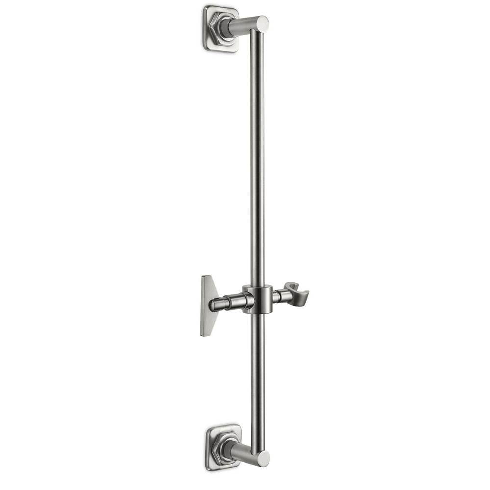 California Faucets Wall Mounted Slide Bar - Quad Base with Blade Handle