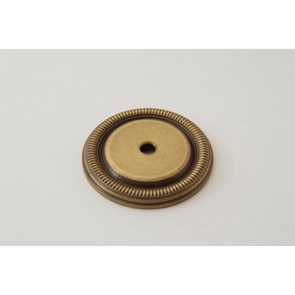 Classic Brass Backplate (Coin)- 1-5/8''