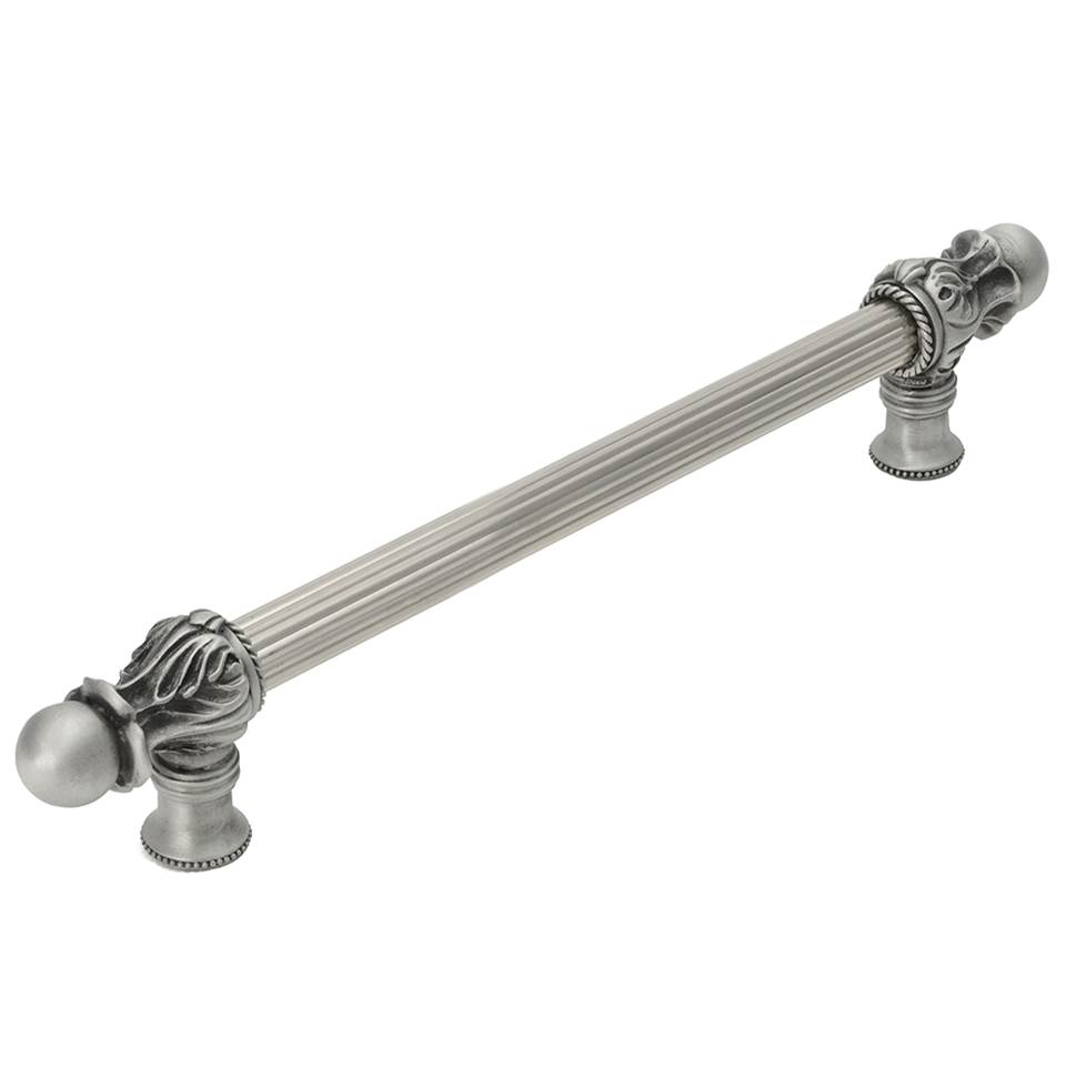 Carpe Diem Hardware Acanthus 9'' O.C. {Approx.} w/ 5/8'' Reeded Center Long Pull Romanesque Style
