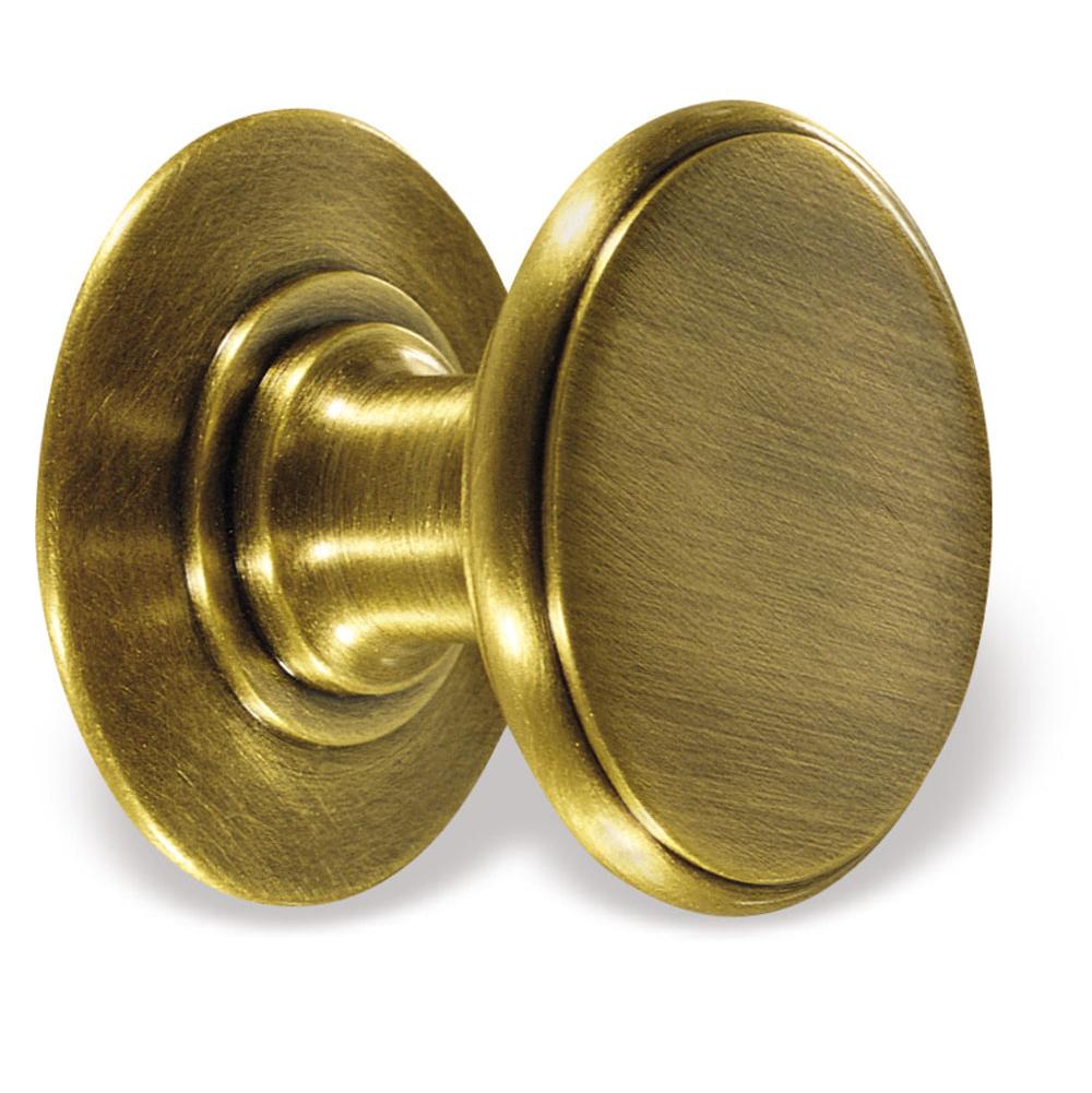 Colonial Bronze T Cabinet Knob Hand Finished in Satin Chrome