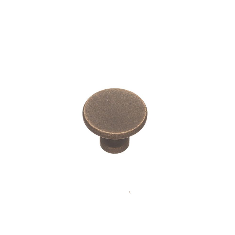 Colonial Bronze Cabinet Knob Hand Finished in Matte Satin Black