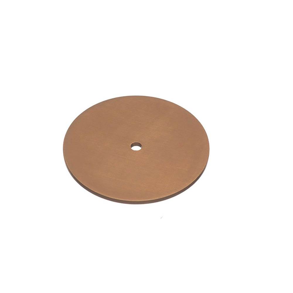 Colonial Bronze Back Plate Hand Finished in Matte Satin Nickel