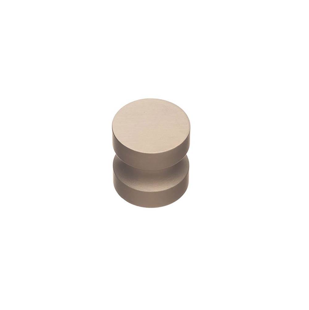 Colonial Bronze Cabinet Knob Hand Finished in Polished Brass, with 8/32 Screw