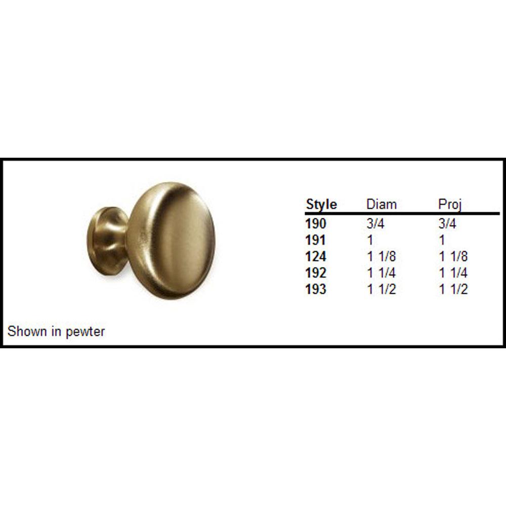 Colonial Bronze Cabinet Knob Hand Finished in Oil Rubbed Bronze
