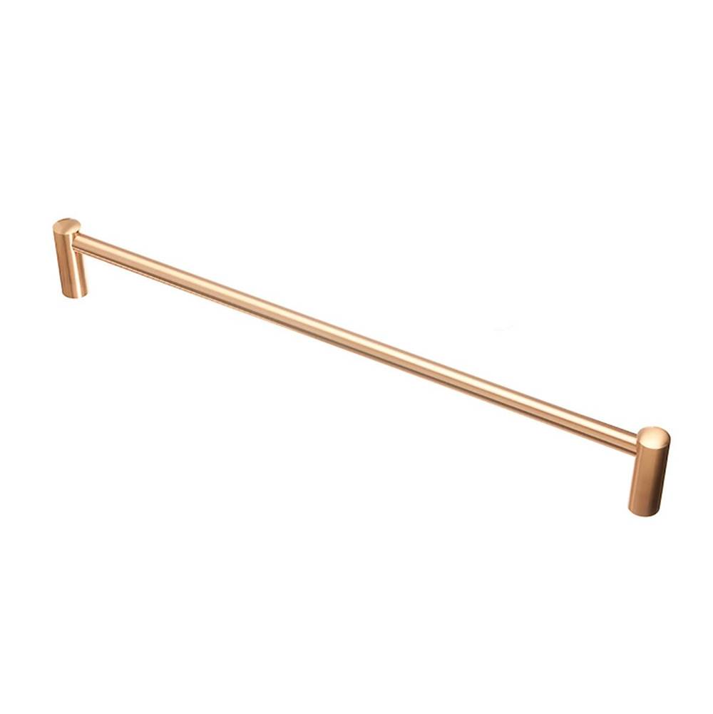 Colonial Bronze Towel Bar and Appliance, Door and Shower Door Pull Hand Finished in Polished Brass and Polished Brass