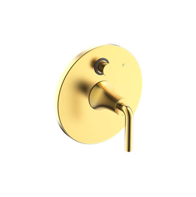 Crosswater London Taos Pressure-Balance Valve With Diverter Trim W, Lever Handle, Brushed Gold