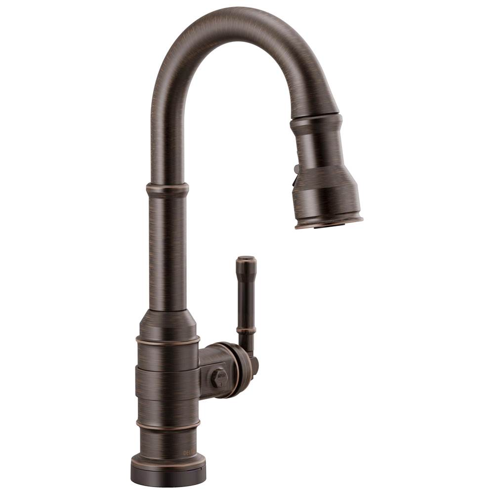 Delta Faucet Broderick™ Single Handle Pull-Down Bar/Prep Faucet with Touch2O Technology