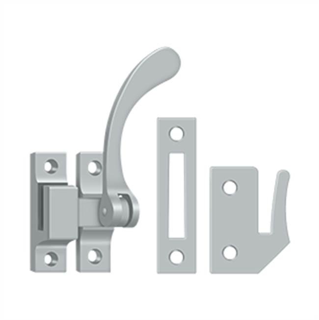 Deltana Window Lock, Casement Fastener, Reversible, 4-1/2''
