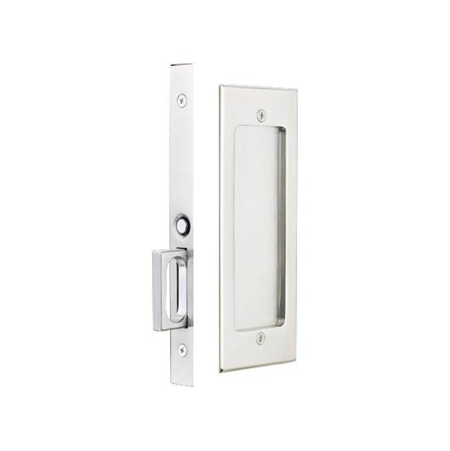 Emtek Dummy, Modern Rectangular Pocket Door Mortise Lock, US14
