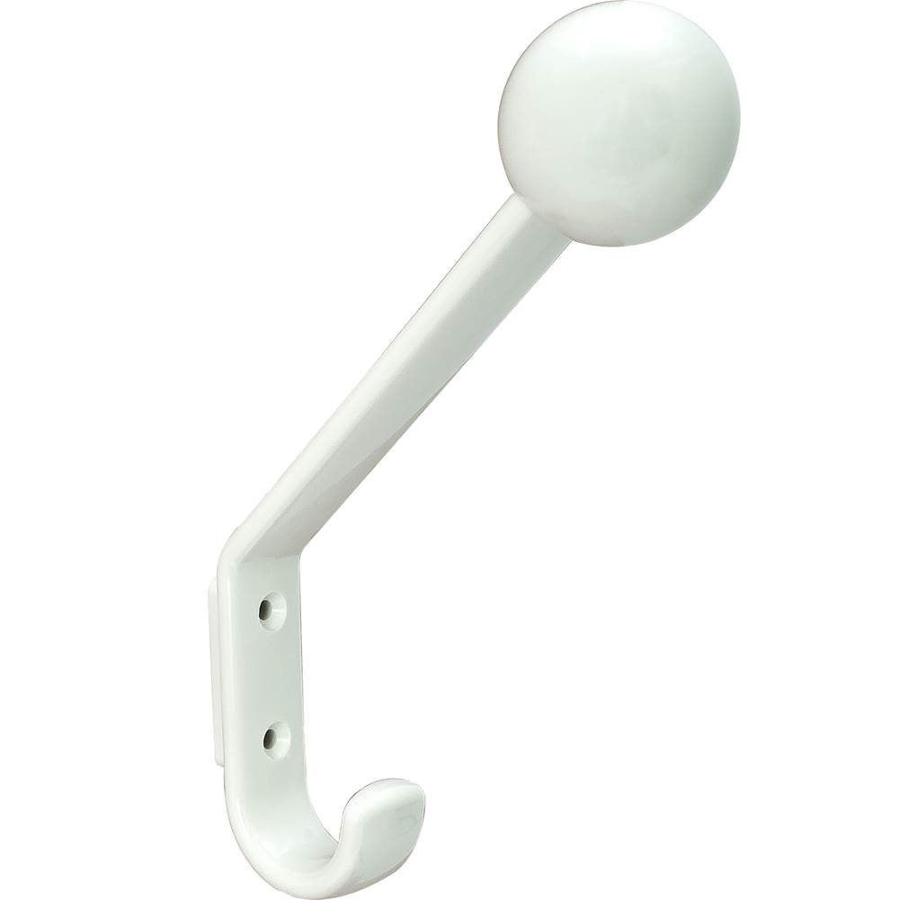 Hafele Coat and Hat Hook Pa Pure White 174X117Mm