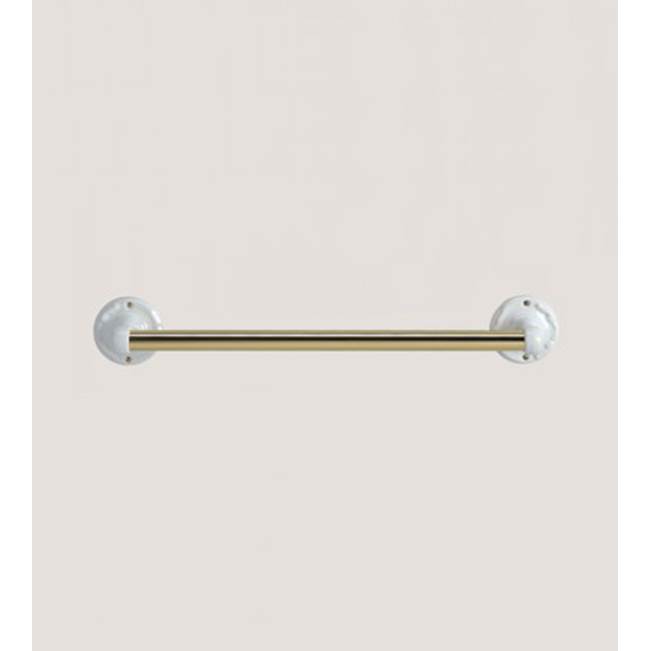 Herbeau ''Charleston'' 24'' Towel Bar in Rouen Marly, Old Silver