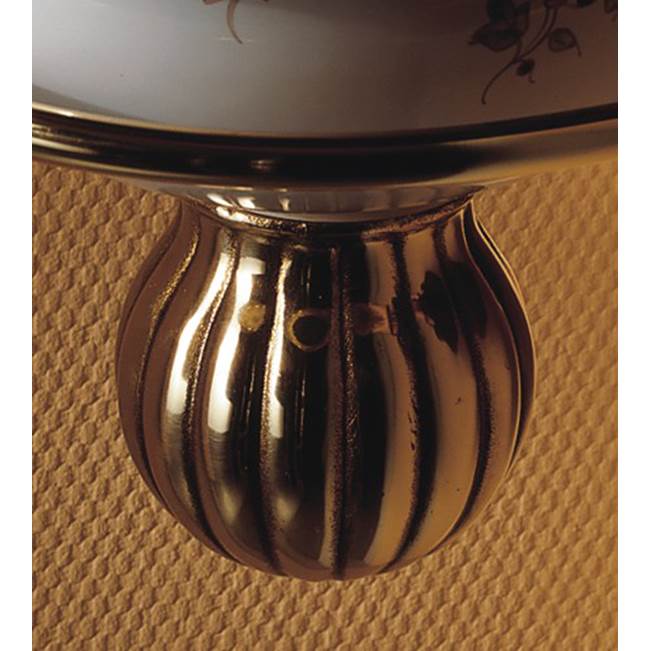 Herbeau ''Sphere'' Round Trap Cover in Polished Lacquered Copper
